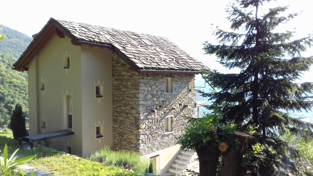 B&B Sasso Bianco Prata Camportaccio Eksteriør billede